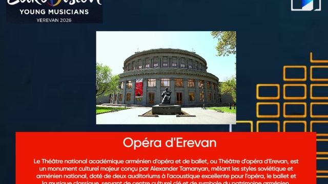 Opera d'Erevan - Concours Eurovision des jeunes musiciens'26