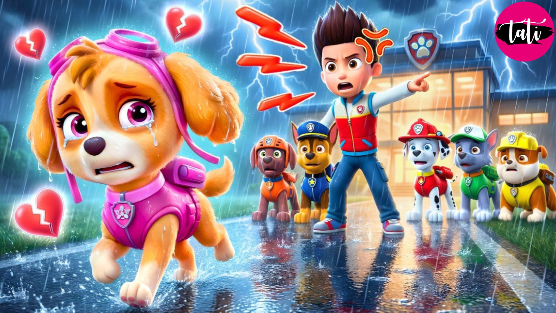 Щенячий патруль и Маршалл. Залипательное видео. Мультфильм для детей и малышей. Анимация 320
