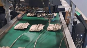 Выравнивание грохоток дельта-роботом