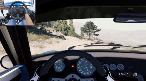 Alpine A110 на гравийных трассах 🔥 Раллийная классика в WRC 10 на Thrustmaster TX 🏁