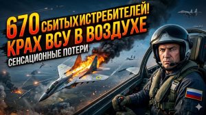 ✈️💥 Шок-цифра: Россия насчитала 670 сбитых самолетов ВСУ за 4 года войны!