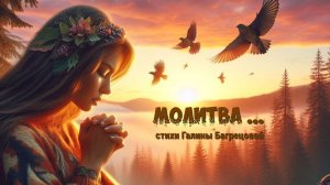 Молитва - стихи Галины Багрецовой
