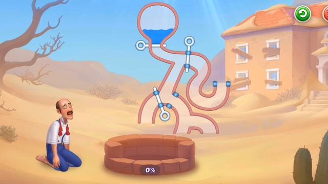 Головоломка 2 в Homescapes - напои Остина в пустыне!