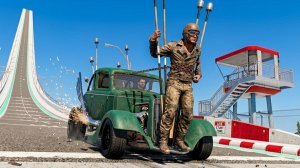 BeamNG Drive - Эпичные высокоскоростные прыжки на автомобиле