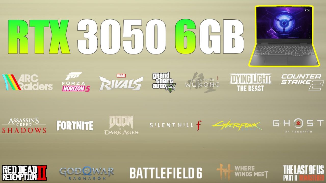 RTX 3050 6GB в 2026 году: Тест в современных играх. Стоит ли покупать? смотреть онлайн