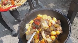 БАСМА НЕ КАК У ВСЕХ.МЯСО С ОВОЩАМИ В КАЗАНЕ.