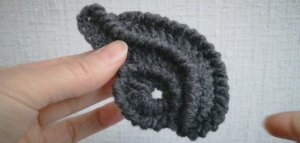 Элемент ирландского кружева крючком