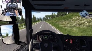 Дорогами Румынии 🚛 Дальнобойный рейс в ETS2 на Thrustmaster T300RS 🇷🇴
