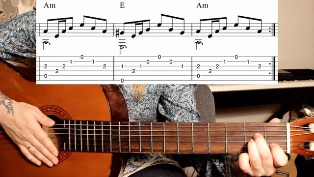 Гимн восходящего солнца | Табы + ноты