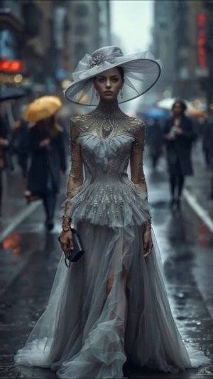 Леди по городу идет