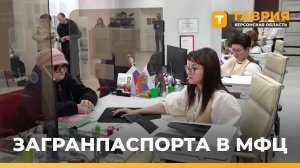В Чаплинке начали оформлять пятилетние загранпаспорта через МФЦ