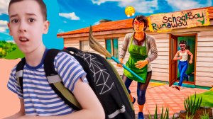 СБЕЖАЛ ИЗ СВОЕГО САМОГО ЗЛОГО ДОМА В МИРЕ! Schoolboy runaway В РЕАЛЬНОЙ ЖИЗНИ!