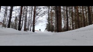 Прогулка на лыжах. Туймазинская лыжная база.