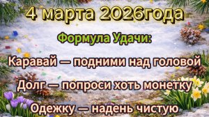 Народные приметы на 4 марта 2026 года