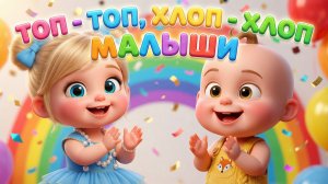 Топ-топ, хлоп-хлоп малыши! Песенки и Мультики Весёлые Малышам - Развивающие Мультики детям