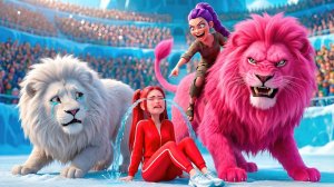 😱 Руми становится волшебницей и выигрывает чемпионат по гонкам на львах! | Охотники на демонов KPOP