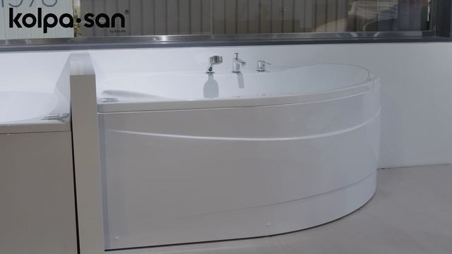 Акриловая ванна Kolpa-San Lulu 597370 170x110 см D, угловая, белый