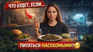 Что будет если ПИТАТЬСЯ насекомым