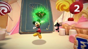 2. Castle of Illusion. Пять кристаллов на руках.