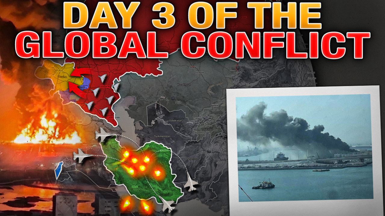 First Losses⚔️ The Coalition Begins to Expand🤝🌍 Massive Strikes💥 Military Summary 2026.03.02 смотреть онлайн