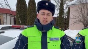 В Орловской области сотрудники Госавтоинспекции доставили израненную собаку в ветклинику