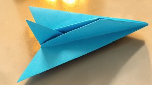 Как сложить оригами самолетик из листа бумаги