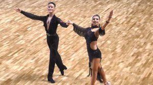 Спортивные бальные танцы. Румба на основных шагах. Чемпионат России 2022. Юниоры 2