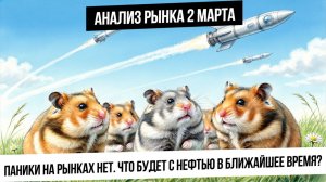 Анализ рынка 2 марта. Рынки спокойно переварили геополитику. Что будет с нефтью? Рынок РФ упадет?
