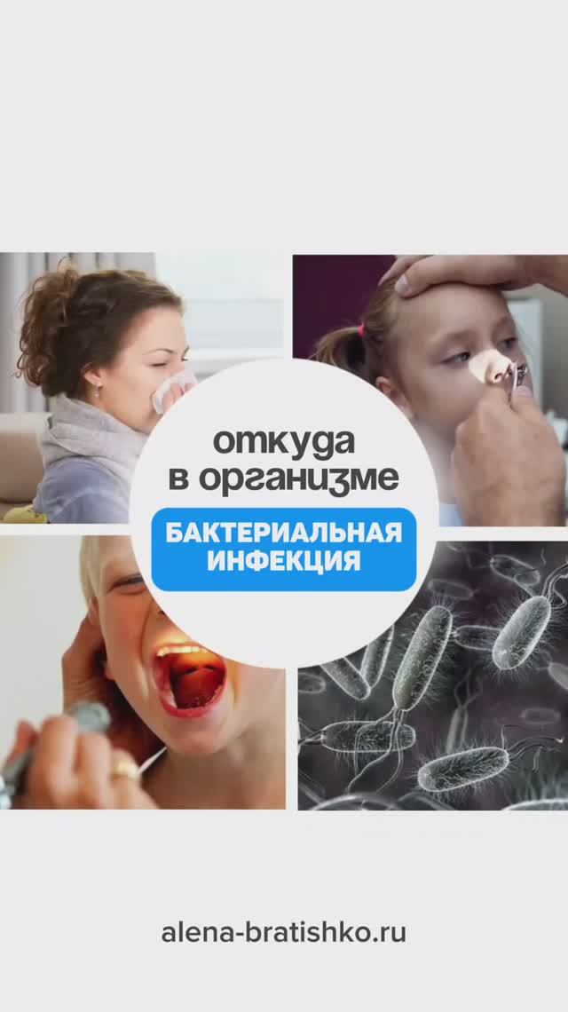 Откуда в организме бактериальная инфекция. Семейный доктор Алена Братишко