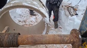 Д.Старая тяга. Выкопать колодец, по нашему ГОСку, у соседа 10 колец мы вкопали 12. podkapaev.ruд.