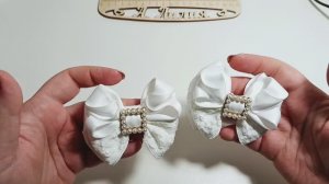 МК бантиков из ролика 57🤍🤍🤍 мастер класс бантиков из ленты 4 см