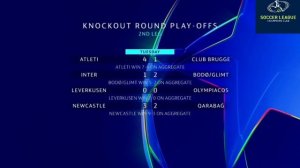 Лига чемпионов, обзор ответных матчей