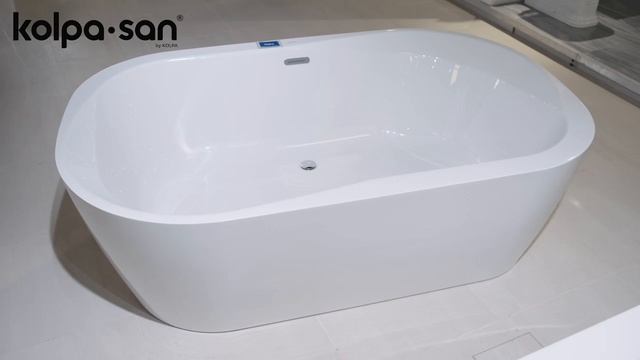 Акриловая ванна Kolpa-San Adam & Eva FS 561130 190x120 см, отдельностоящая, белый