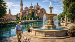 ⭐ Падуя прогулка по городу | Утро на площади в тумане 2026 | Европейские прогулки - Италия 4K