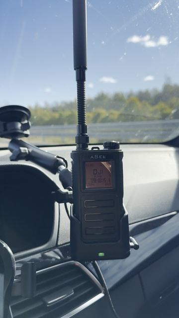 Детектор БПЛА ASel Labs в автомобиле