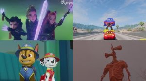 СИРЕНОГОЛОВЫЙ vs ЩЕНЯЧИЙ ПАТРУЛЬ vs МОНСТР‑МАКВИН vs K‑POP ОХОТНИКИ — ТАНЦЕВАЛЬНЫЙ БАТТЛ!