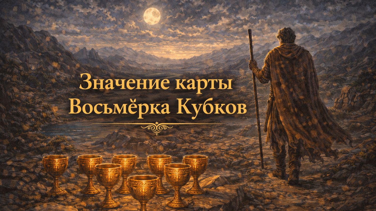 Значение карты таро Восьмёрка Кубков