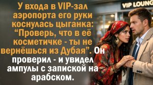 У входа в VIP-зал аэропорта его руки коснулась цыганка: Проверь, что в её косметичке