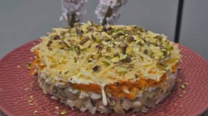 Уж очень вкусный Салат для жены на 8 марта за 10 минут! Самые простые продукты в составе