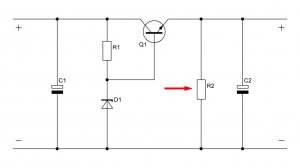 Зачем устанавливают сопротивление на выходе стабилизатора.