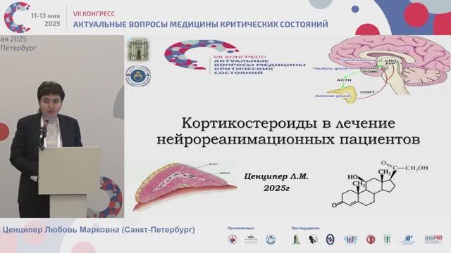 Кортикостероиды в нейро-ОРИТ Ценципер Л.М.  2025