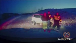 Полицейскими в Красноярском крае в ходе погони со стрельбой задержан нетрезвый водитель малолитражки