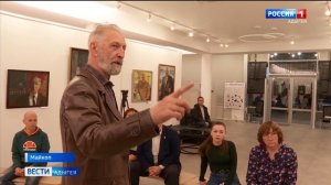 Заслуженный художник Адыгеи Сергей Филатов провел мастер-класс Роль фона в жанре мужского портрета