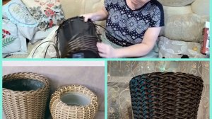 Плету и плести не перестану. Не сети и не сплетни. 😁😁😁😁А кашпо. 😁😁😁 Рассада в норме.