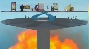 катастрофа башни с видом на небо в roblox. пункт назначения 6 узы крови