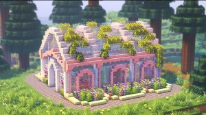 Урок по Майнкрафту: Теплица с цветущей вишней / Стеклянный сад