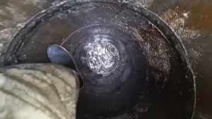 Ст. Милухино. Чистка колодца. Работа гидропломбой на капелярном колодеце. podkapaev.ru