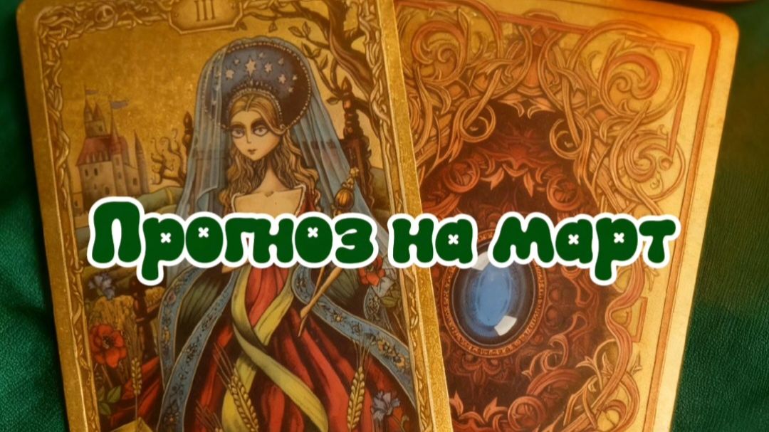 Прогноз на март...