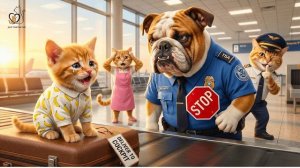 Диснеевский сюрприз для рыжего кота пошел не по плану. Папа Кот наблюдал, как он выбрал не тот путь