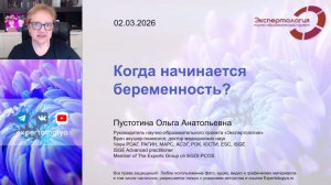Когда начинается беременность l Пустотина О. А.